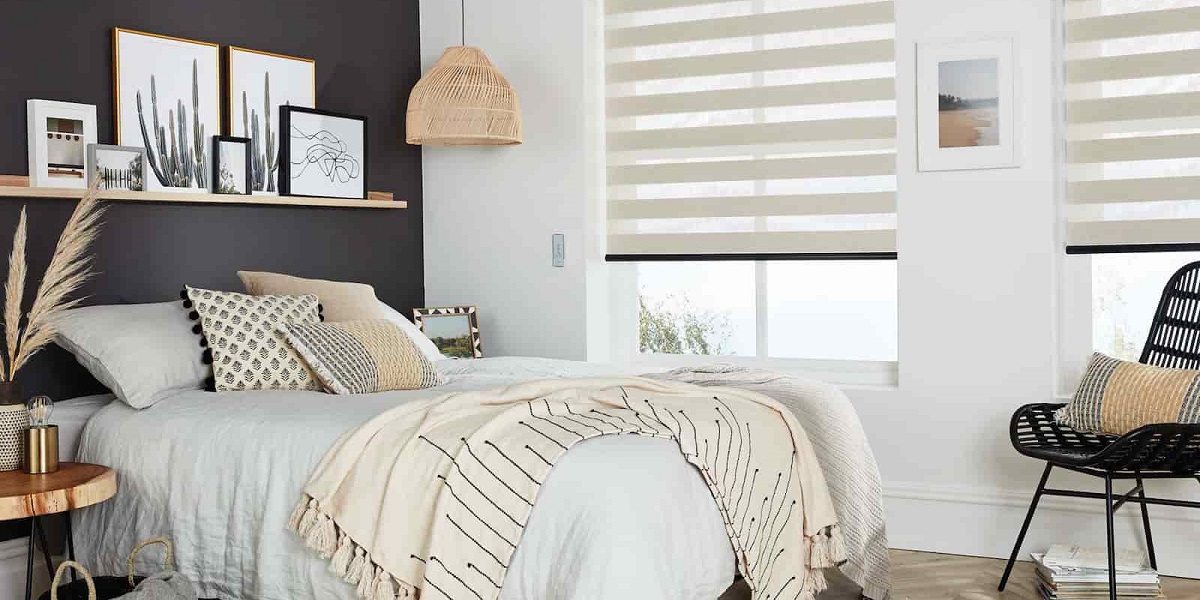 پرده زبرا اتاق خواب